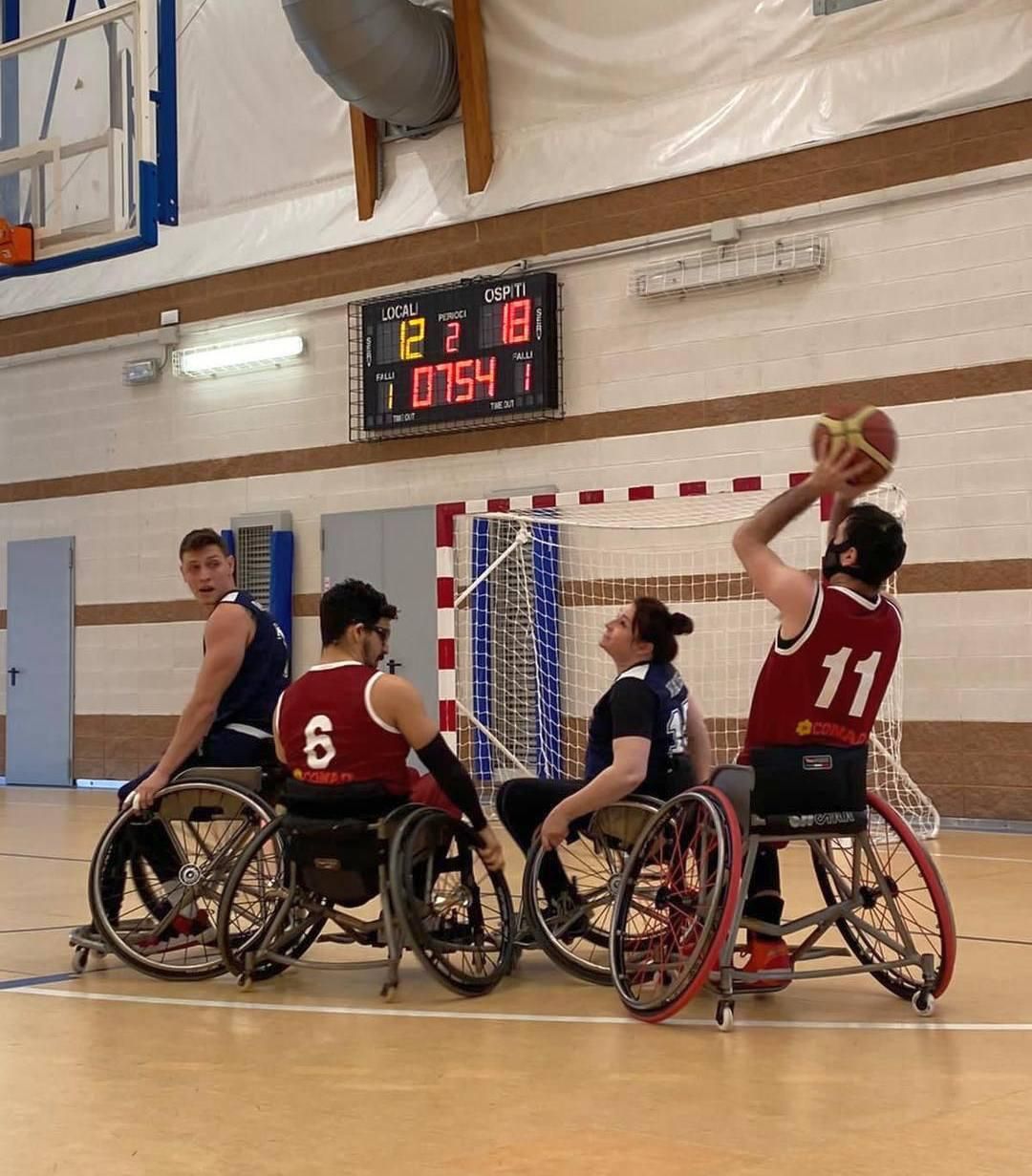 Immagine per Serie B Basket in carrozzina, la Castelvecchio Gradisca coglie il secondo successo consecutivo